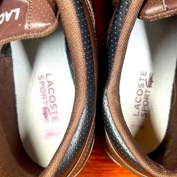 Lacoste Sport shoes for men brown color size 11.5”. Inches - Picture 12 of 12